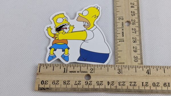 The Simpsons Homer Choking Bart