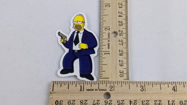 The Simpsons Sticker Double 0 Homer