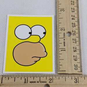 The Simpsons Homer Face Art Vinyl Sticker