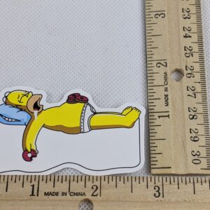 The Simpsons Homer Sleeping Vinyl Sticker