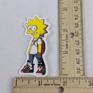 The Simpsons Lisa Air Jordan Vinyl Sticker