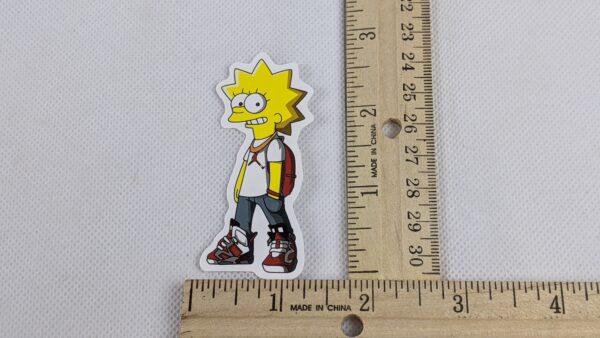 The Simpsons Lisa Air Jordan Vinyl Sticker