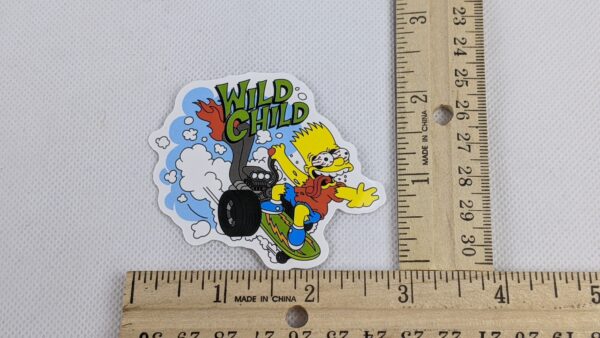 The Simpsons Bart Ratfink Vinyl Sticker