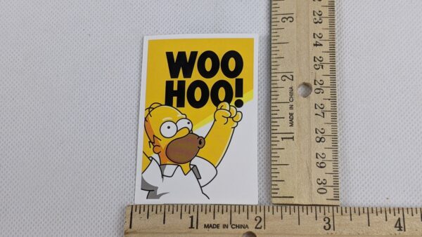 The Simpsons Homer Woohoo Vinyl Sticker