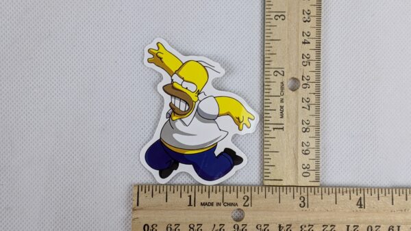 The Simpsons Mad Homer Vinyl Sticker