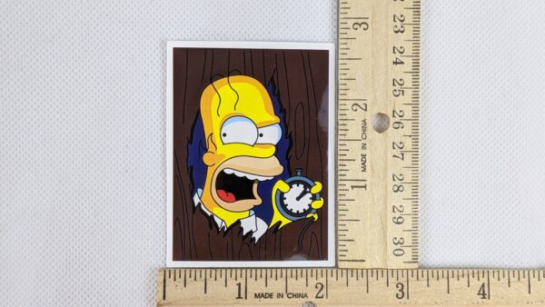 The Simpsons Homer Shining Vinyl Sticker