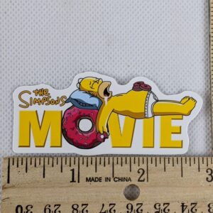 The Simpsons Movie Vinyl Sticker