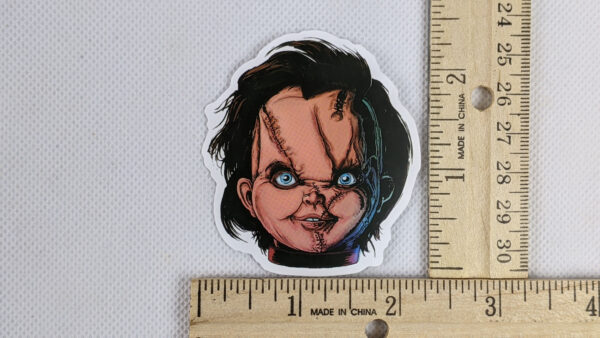 Chucky Face Vinyl Sticker
