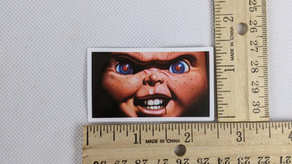 Childs Play Chucky Face Vinyl Sticker