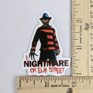 Nightmare On Elm Street Freddy Snake Tongue Vinyl Sticker