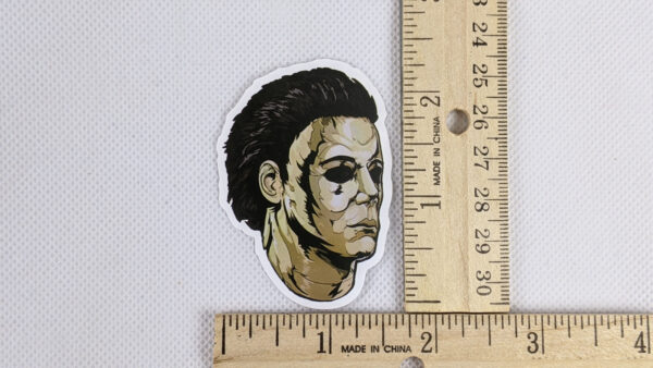 Halloween Michael Myers Masked Vinyl Sticker