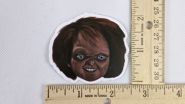 Chucky Face Only Vinyl Sticker