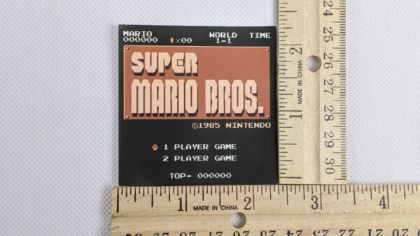 Super Mario Bros Screen Vinyl Sticker