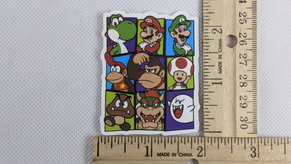 Nintendo Characters Vinyl Sticker