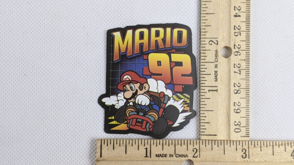 Mario Kart 92 Vinyl Sticker