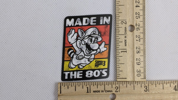 Made in the 80's Super Mario Bros. 3 Vinyl Sticker