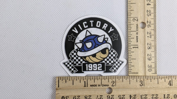Victory 1992 Mario Cart Vinyl Sticker