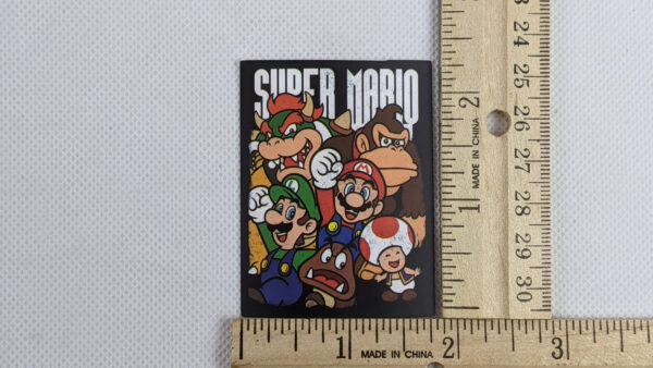 Super Mario with Vintage Look Vinyl Sticker
