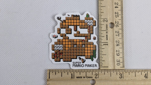 Super Mario Maker Mario Vinyl Sticker