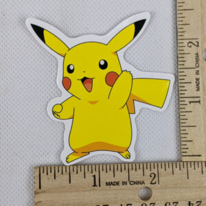 Excited Pikachu Vinyl Pokemon Sticker