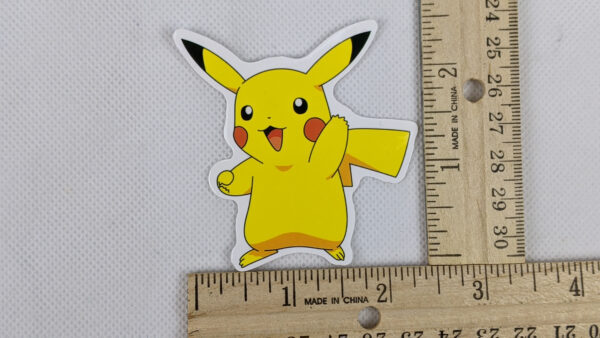 Excited Pikachu Vinyl Pokemon Sticker