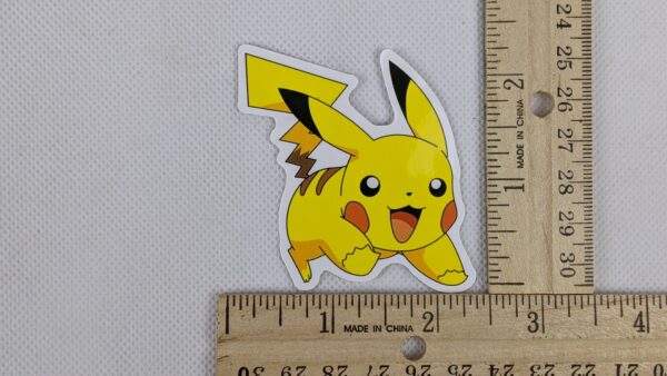 Pikachu Running Vinyl Pokemon Sticker