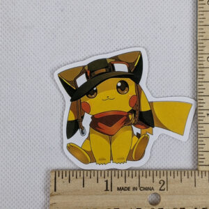 Pilot Pikachu Vinyl Pokemon Sticker