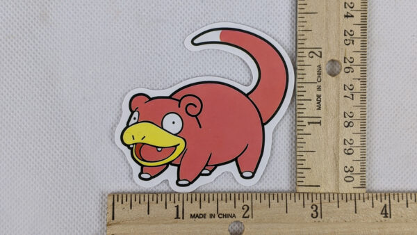 Slowpoke Vinyl Pokemon Sticker