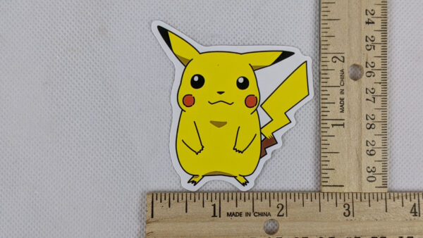 Pikachu Confused Vinyl Pokemon Sticker