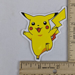 Pikachu Jumping Vinyl Pokemon Sticker